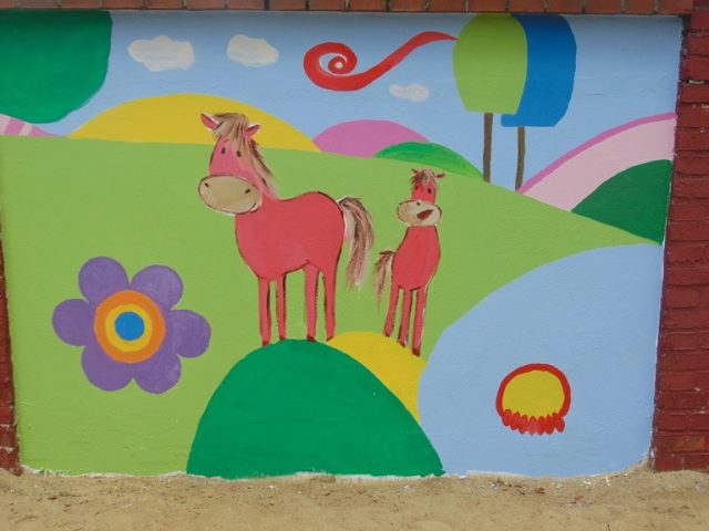 DSC06029 Malowanie ogrodzenia 2018