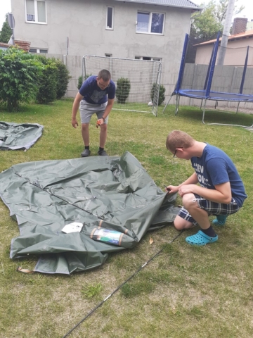 biwak pod namiotami I 2020