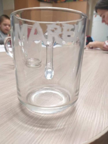 jesienne drzewka i unikatowe szklaneczki